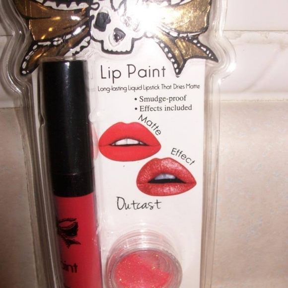 Tattoo Junkee Lip Paint Matte and Sparkle Factory Sealed - Picture 2 of 6